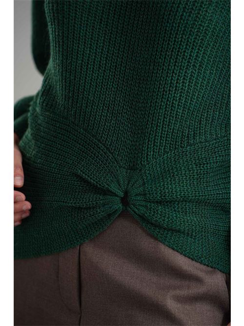 Maglia in misto lana Nualy | I25NSS13122VERDE BOSCO